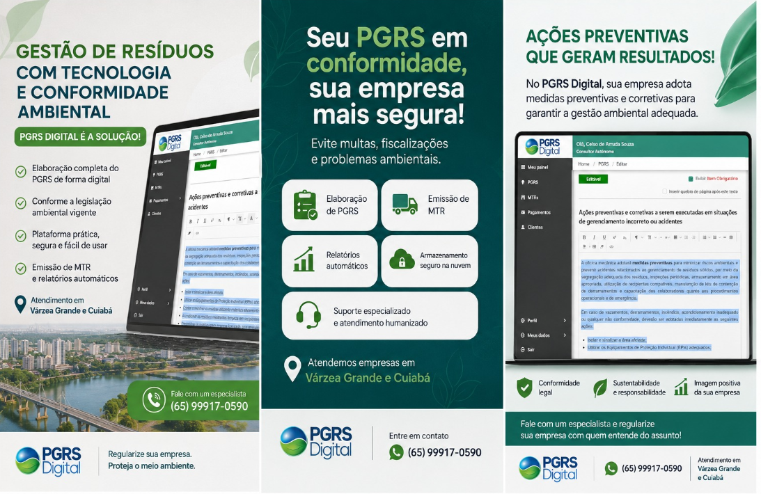 Apresentação da plataforma PGRS Digital e suas funcionalidades